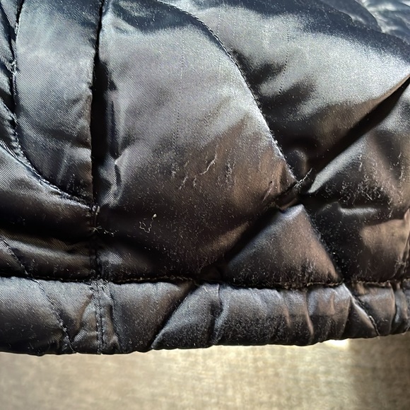 The North Face 550 Goose Down Black Puffer Vest Womens Sz Large Ski Winter Warm - Picture 8 of 9